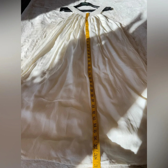 Liz Lange Maternity Dress cream color size medium - Picture 7 of 10